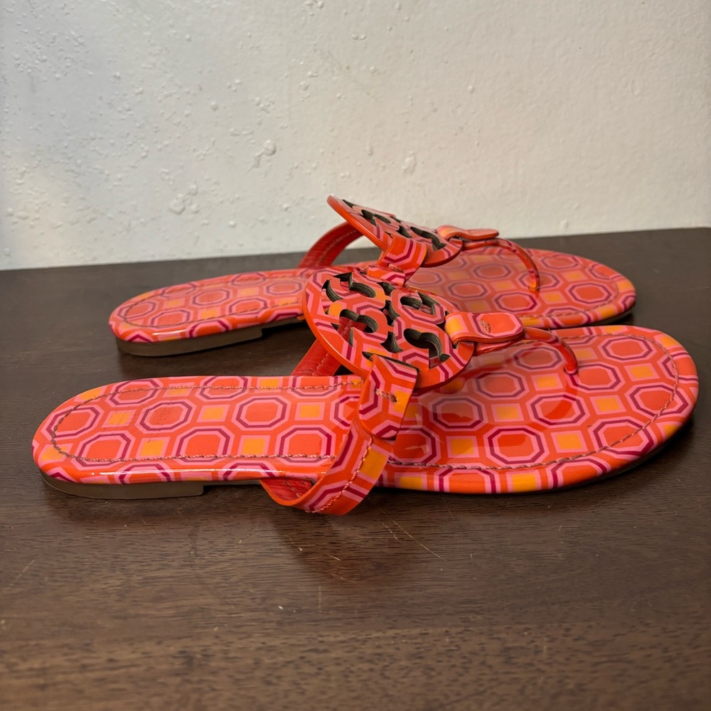 Tory Burch Red and Orange Sandals - Picture 5 of 7